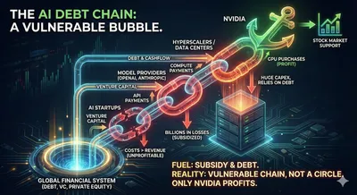 L'économie de l'IA est une chaîne financière fragile